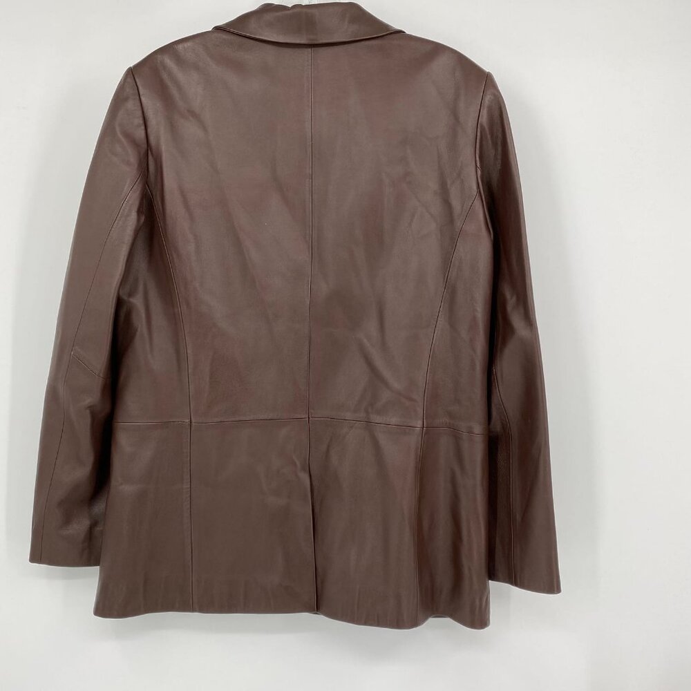 Pendleton Brown Classic Leather Jacket | Size S - image 2